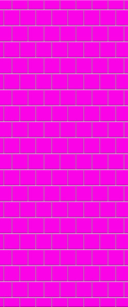 Pink Large Square's Tile Acrylic Shower Wall Panel 2440mm x 1220mm ( 3mm Thick) - CladdTech