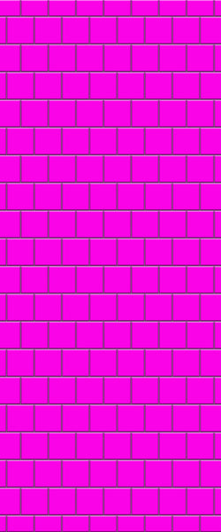 Pink Large Square's Tile Acrylic Shower Wall Panel 2440mm x 1220mm ( 3mm Thick) - CladdTech