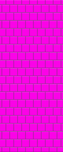 Pink Large Square's Tile Acrylic Shower Wall Panel 2440mm x 1220mm ( 3mm Thick) - CladdTech