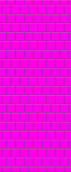 Pink Large Square's Tile Acrylic Shower Wall Panel 2440mm x 1220mm ( 3mm Thick) - CladdTech