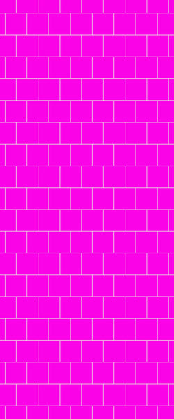 Pink Large Square's Tile Acrylic Shower Wall Panel 2440mm x 1220mm ( 3mm Thick) - CladdTech