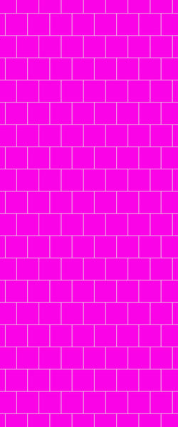 Pink Large Square's Tile Acrylic Shower Wall Panel 2440mm x 1220mm ( 3mm Thick) - CladdTech