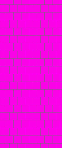 Pink Large Square's Tile Acrylic Shower Wall Panel 2440mm x 1220mm ( 3mm Thick) - CladdTech