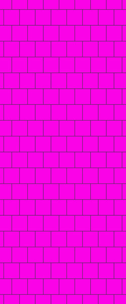 Pink Large Square's Tile Acrylic Shower Wall Panel 2440mm x 1220mm ( 3mm Thick) - CladdTech