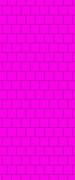 Pink Large Square's Tile Acrylic Shower Wall Panel 2440mm x 1220mm ( 3mm Thick) - CladdTech