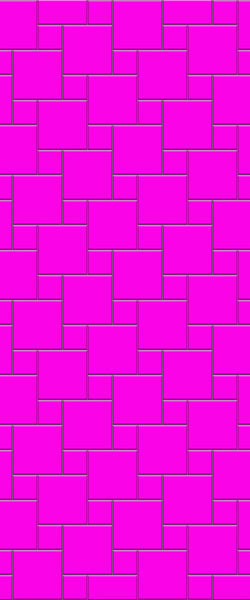 Pink Pin Wheel Tile Acrylic Shower Wall Panel 2440mm x 1220mm ( 3mm Thick) - CladdTech