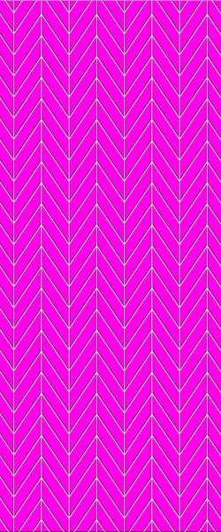 Pink Chevron Tile Acrylic Shower Wall Panel 2440mm x 1220mm ( 3mm Thick) - CladdTech