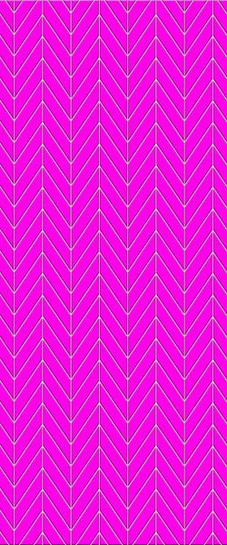 Pink Chevron Tile Acrylic Shower Wall Panel 2440mm x 1220mm ( 3mm Thick) - CladdTech