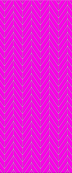Pink Chevron Tile Acrylic Shower Wall Panel 2440mm x 1220mm ( 3mm Thick) - CladdTech