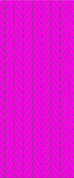 Pink Chevron Tile Acrylic Shower Wall Panel 2440mm x 1220mm ( 3mm Thick) - CladdTech
