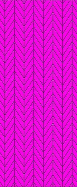 Pink Chevron Tile Acrylic Shower Wall Panel 2440mm x 1220mm ( 3mm Thick) - CladdTech