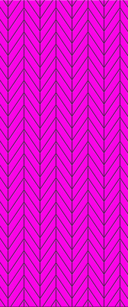 Pink Chevron Tile Acrylic Shower Wall Panel 2440mm x 1220mm ( 3mm Thick) - CladdTech