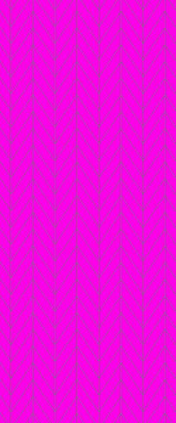 Pink Chevron Tile Acrylic Shower Wall Panel 2440mm x 1220mm ( 3mm Thick) - CladdTech