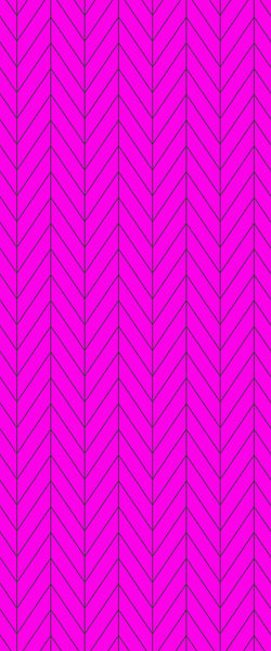 Pink Chevron Tile Acrylic Shower Wall Panel 2440mm x 1220mm ( 3mm Thick) - CladdTech