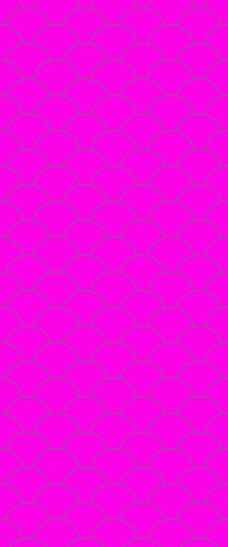 Pink Fishscales Tile Acrylic Shower Panel 2440mm x 1220mm (3mm Thick) - CladdTech