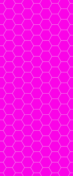 Pink Hexagon Tile Acrylic Wall Panel 2440mm x 1220mm (3mm Thick) - CladdTech
