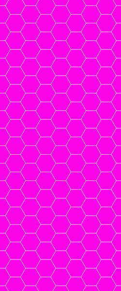 Pink Hexagon Tile Acrylic Wall Panel 2440mm x 1220mm (3mm Thick) - CladdTech