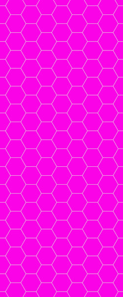 Pink Hexagon Tile Acrylic Wall Panel 2440mm x 1220mm (3mm Thick) - CladdTech