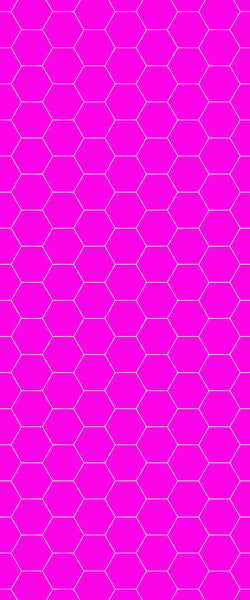 Pink Hexagon Tile Acrylic Wall Panel 2440mm x 1220mm (3mm Thick) - CladdTech