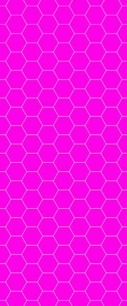 Pink Hexagon Tile Acrylic Wall Panel 2440mm x 1220mm (3mm Thick) - CladdTech