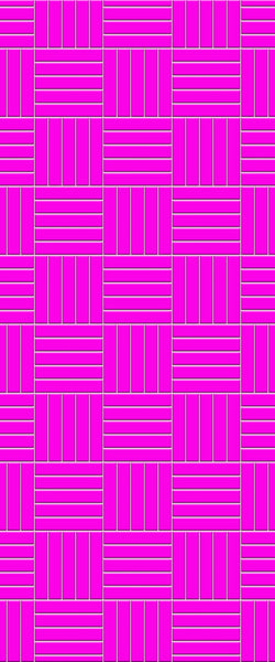 Pink Mosaic Tile Acrylic Shower Wall Panel 2440mm x 1220mm ( 3mm Thick) - CladdTech