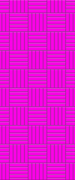 Pink Mosaic Tile Acrylic Shower Wall Panel 2440mm x 1220mm ( 3mm Thick) - CladdTech