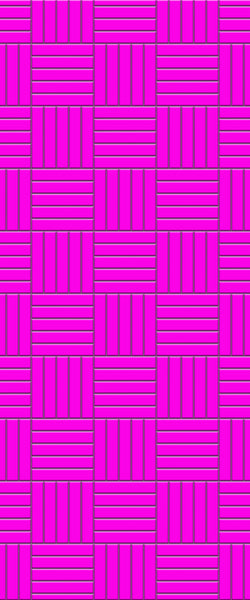 Pink Mosaic Tile Acrylic Shower Wall Panel 2440mm x 1220mm ( 3mm Thick) - CladdTech