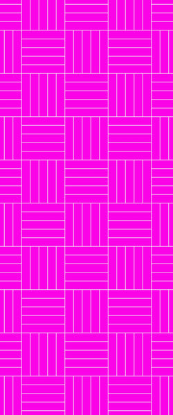 Pink Mosaic Tile Acrylic Shower Wall Panel 2440mm x 1220mm ( 3mm Thick) - CladdTech