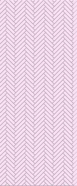 Pink Single Herringbone Tile Acrylic Shower Panel 2440mm x 1220mm ( 3mm Thick) - CladdTech