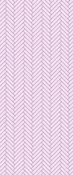 Pink Single Herringbone Tile Acrylic Shower Panel 2440mm x 1220mm ( 3mm Thick) - CladdTech