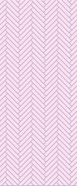 Pink Double Herringbone Tile Acrylic Shower Panel 2440mm x 1220mm ( 3mm Thick) - CladdTech