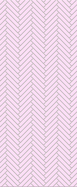 Pink Double Herringbone Tile Acrylic Shower Panel 2440mm x 1220mm ( 3mm Thick) - CladdTech