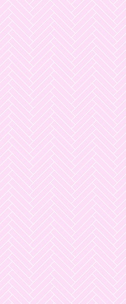 Pink Double Herringbone Tile Acrylic Shower Panel 2440mm x 1220mm ( 3mm Thick) - CladdTech