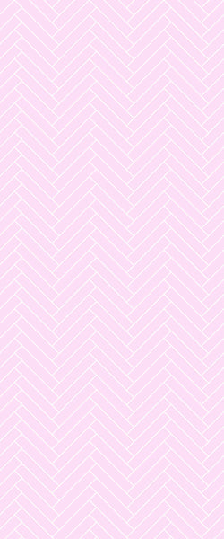 Pink Double Herringbone Tile Acrylic Shower Panel 2440mm x 1220mm ( 3mm Thick) - CladdTech