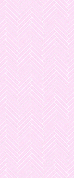 Pink Double Herringbone Tile Acrylic Shower Panel 2440mm x 1220mm ( 3mm Thick) - CladdTech