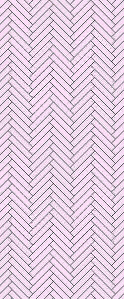 Pink Double Herringbone Tile Acrylic Shower Panel 2440mm x 1220mm ( 3mm Thick) - CladdTech