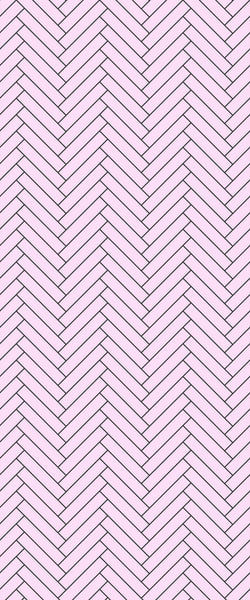 Pink Double Herringbone Tile Acrylic Shower Panel 2440mm x 1220mm ( 3mm Thick) - CladdTech