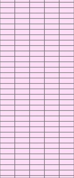 Pink Horizontal Block Tile Acrylic Shower Panel 2440mm x 1220mm ( 3mm Thick) - CladdTech