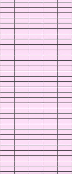 Pink Horizontal Block Tile Acrylic Shower Panel 2440mm x 1220mm ( 3mm Thick) - CladdTech