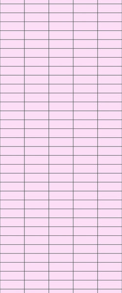 Pink Horizontal Block Tile Acrylic Shower Panel 2440mm x 1220mm ( 3mm Thick) - CladdTech