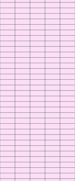 Pink Horizontal Block Tile Acrylic Shower Panel 2440mm x 1220mm ( 3mm Thick) - CladdTech