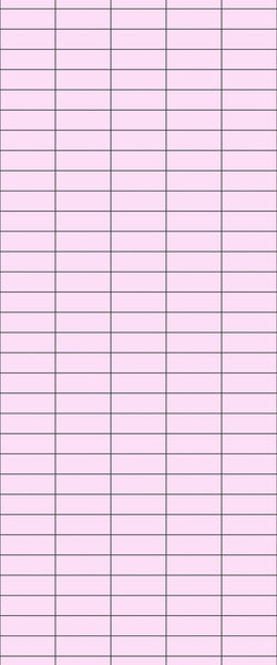 Pink Horizontal Block Tile Acrylic Shower Panel 2440mm x 1220mm ( 3mm Thick) - CladdTech