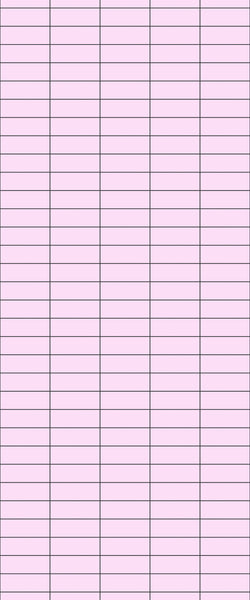 Pink Horizontal Block Tile Acrylic Shower Panel 2440mm x 1220mm ( 3mm Thick) - CladdTech