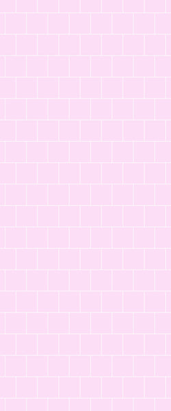 Pink Large Square's Tile Acrylic Shower Wall Panel 2440mm x 1220mm ( 3mm Thick) - CladdTech