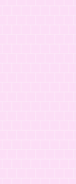 Pink Large Square's Tile Acrylic Shower Wall Panel 2440mm x 1220mm ( 3mm Thick) - CladdTech