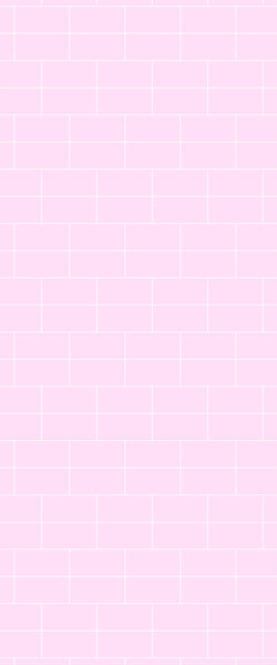 Pink Brickbond Tile Acrylic Shower Wall Panel 2440mm x 1220mm ( 3mm Thick) - CladdTech