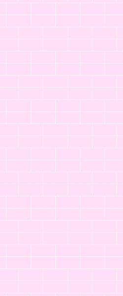 Pink Brickbond Tile Acrylic Shower Wall Panel 2440mm x 1220mm ( 3mm Thick) - CladdTech