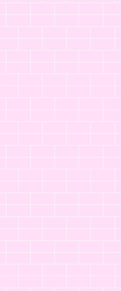 Pink Brickbond Tile Acrylic Shower Wall Panel 2440mm x 1220mm ( 3mm Thick) - CladdTech