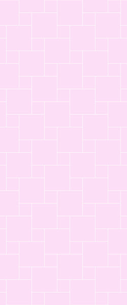 Pink Pin Wheel Tile Acrylic Shower Wall Panel 2440mm x 1220mm ( 3mm Thick) - CladdTech