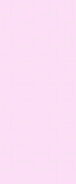 Pink Pin Wheel Tile Acrylic Shower Wall Panel 2440mm x 1220mm ( 3mm Thick) - CladdTech